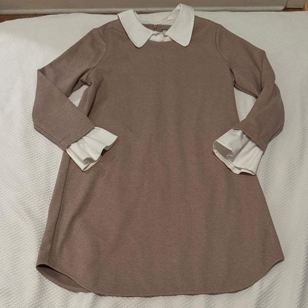 Tuckernuck Long Sleeve Dress with White Collar